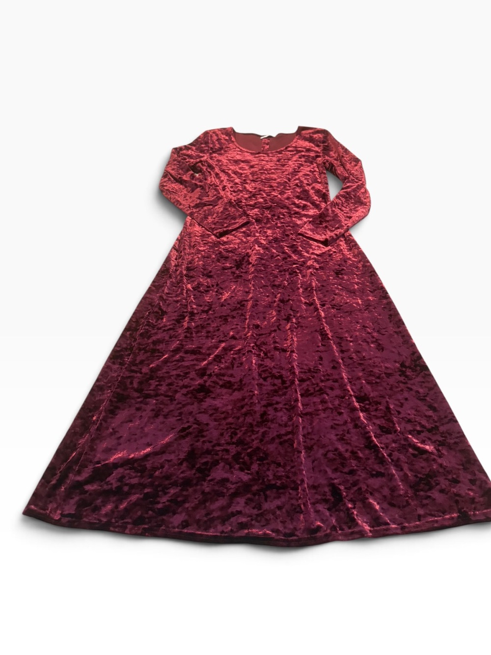 KC SPENCER red velvet dress